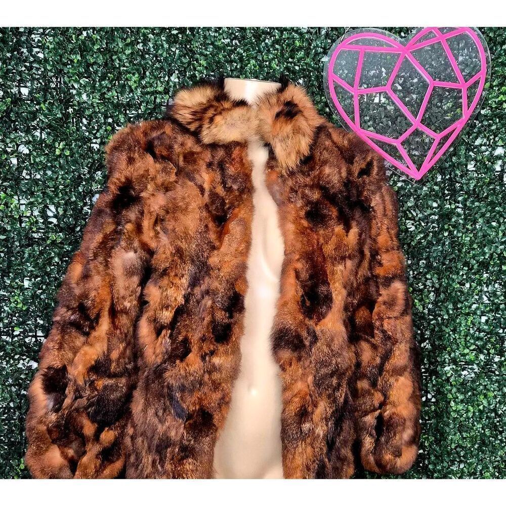 Vintage patchwork fur coat - Picture 6 of 6